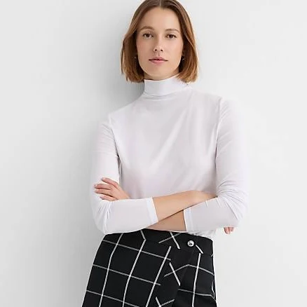 Loft Women's Modal Turtleneck Top