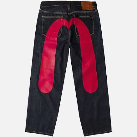 Loose Fit Daicock Print Jeans