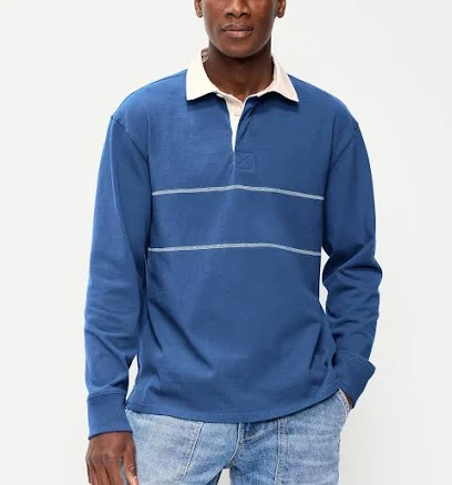 Old Navy Men's Color-Block Rugby Polo