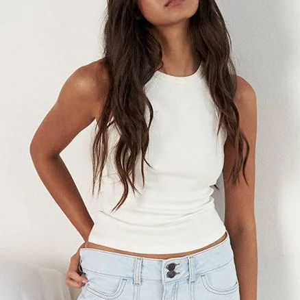 Low-Rise Denim Cargo Hotpants