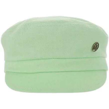 Maison Michel Logo Plaque Baker-Boy Hat - M