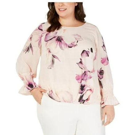 Alfani Womens Blouse Plus