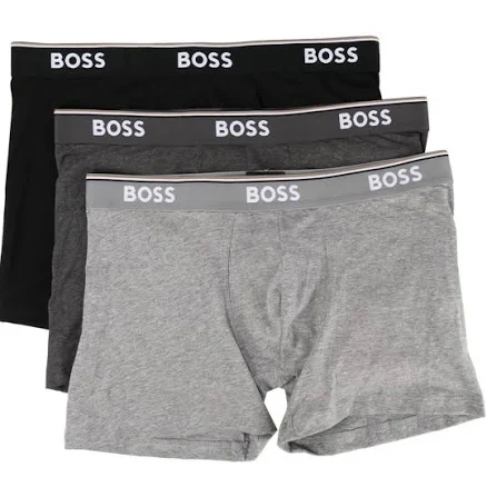 Boss Logo-Waistband Boxers Set of 3