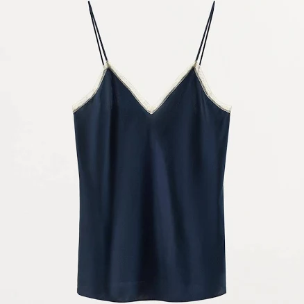 Zara Silk Lace Camisole