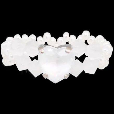 [SWINGSET] Craquer Beads Ring (Glitter White)