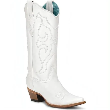 Corral Women's White Embroidery Boots