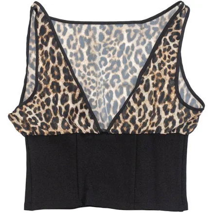 Sheer Leopard Print Top