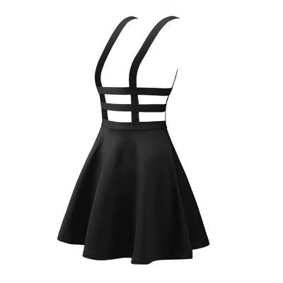 Inspire CHIC Women's Pleated A-Line Elastic Waist Skirt