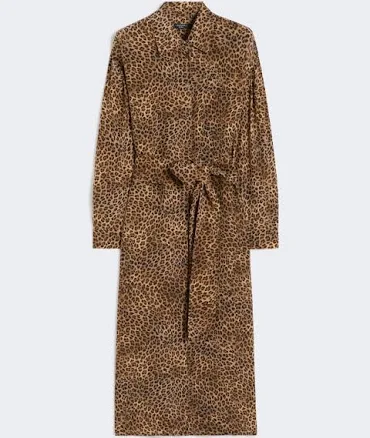 Max Mara Woman Printed silk crêpe de Chine shirt dress