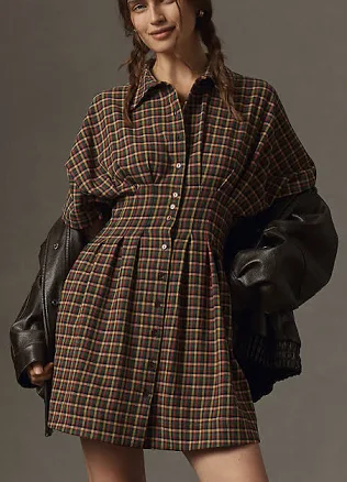 Exquise Tobie Mini Shirt Dress