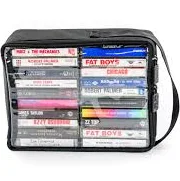 20 Pcs Padded Clear Top Two Timer Cassette Storage Case