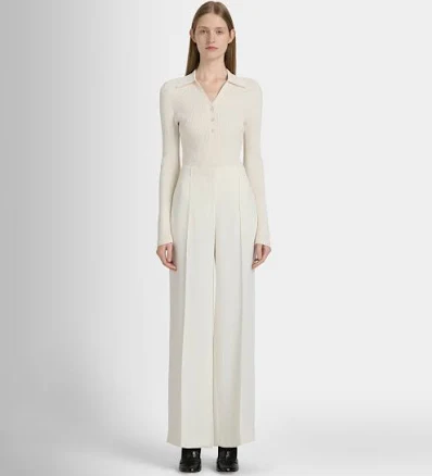 Club Monaco High Rise Fluid Crepe Trouser