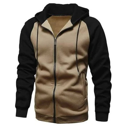 Men's Full Zip Up Hoodie Sweatshirt with Pockets