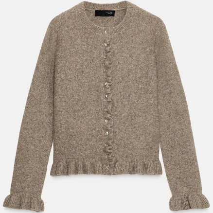Zara Ruffled Cardigan Women