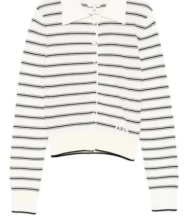 A.p.c. Women's Polo-Collar Cardigan