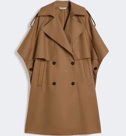 Max Mara Woman Water-repellent gabardine cloak