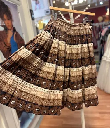 1950's Koret Pleated Circle Skirt
