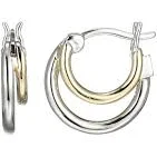 Elle "Simpatico" Double Hoop Earrings