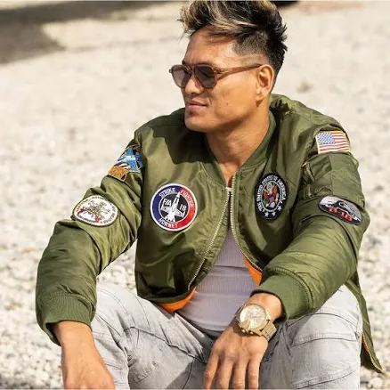 MA-1 Flight Jacket with Patches