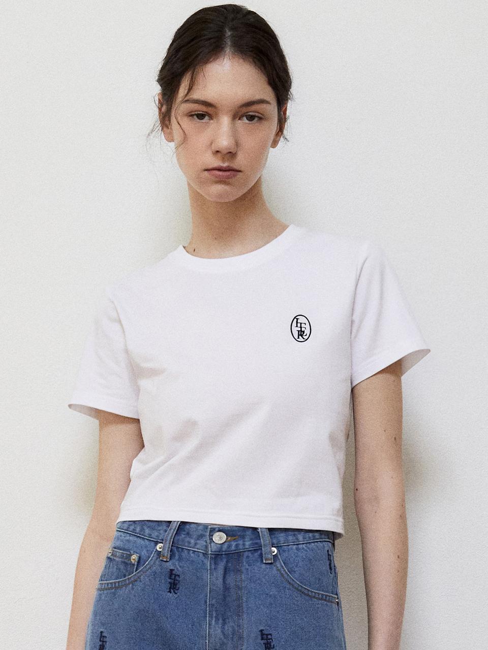 Logo Embroidery Crop Sweatshirts