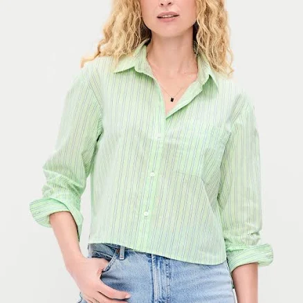 Old Navy Women's Cropped Button-Down Shirt