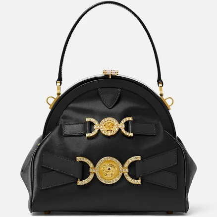 Versace Crystal Medusa '95 Satin Handbag