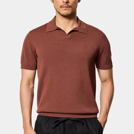Men's Hawes & Curtis Premium Knitted Polo Shirt