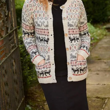 Knitted Cat Cardigan