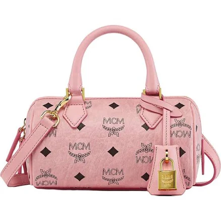 MCM Ella Boston Visetos Bag