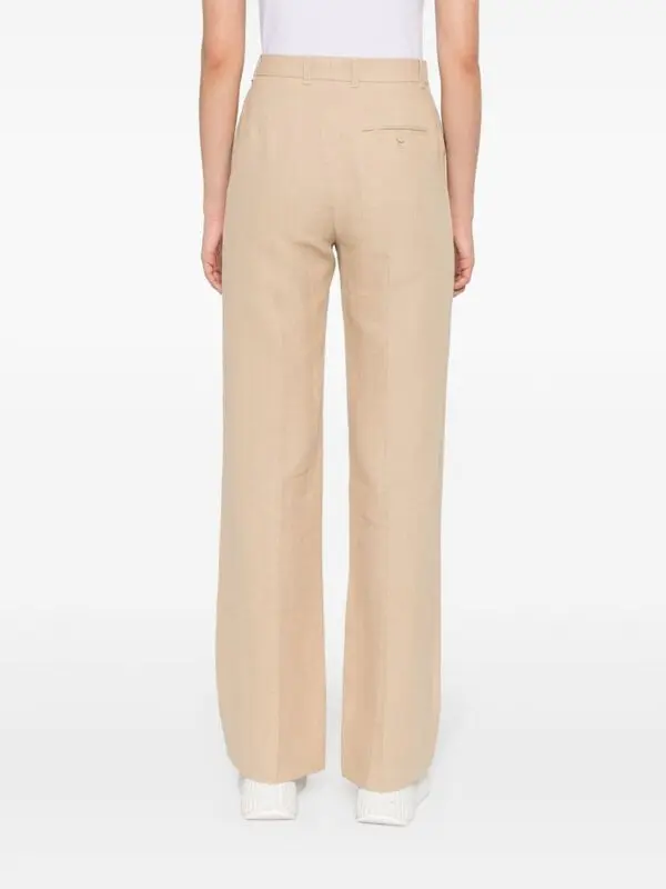 High-waist Wide-leg Trousers