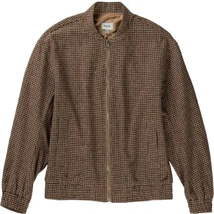 Rhythm Women's Check Oversized Bomber Jacket