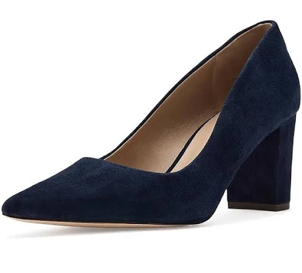 Ralph Lauren Women's Lanette Suede Block-Heel Pumps