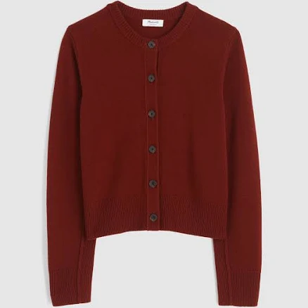 Madewell Women's Cashmere Button-Front Cardigan Sweater