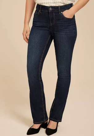 maurices Women's Classic Slim Bootcut Mid Rise Jeans