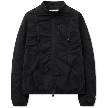IDWS Nylon Shirring Zipper Jumper