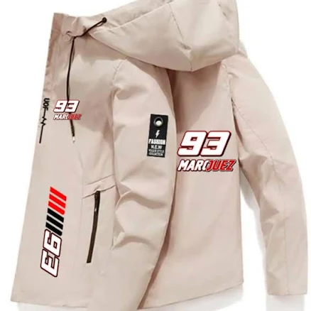 Men's Sporty Casual Zipper Hooded Jacket