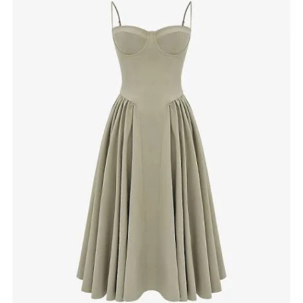 House Of Cb Womens Samaria Corset Fit & Flare Dress