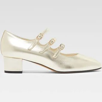 Carel Heeled Shoes - Gold