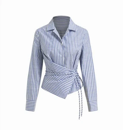 Knotted Cotton-blend Shirt