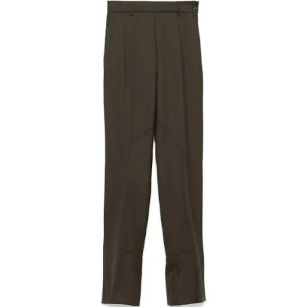 Prada Women's 2000s Stirrup-cuff Bootcut Trousers