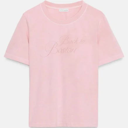 Zara Washed Text T-Shirt