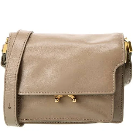 Marni Trunk Mini Leather Shoulder Bag