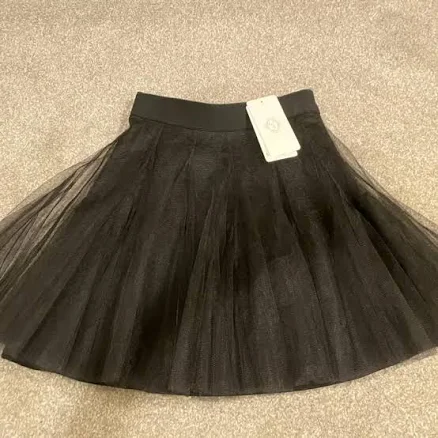 Grace U Etoile Banding Tulle Mini Skirt