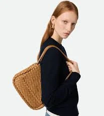 Bottega Veneta Cobble Lambskin Shoulder Bag