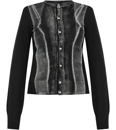 Maison Margiela Women's Folded Printed Gauge 14 Cardigan