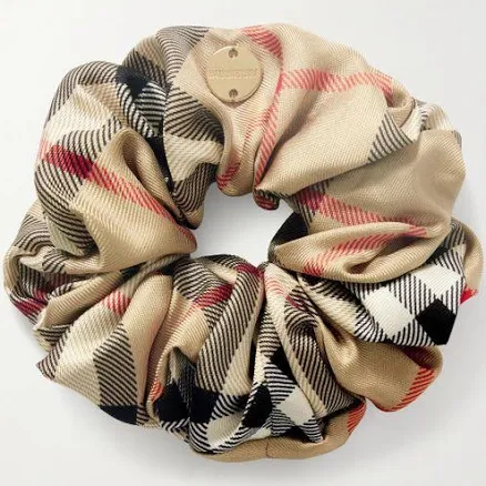 Burberry Check Silk Scrunchie