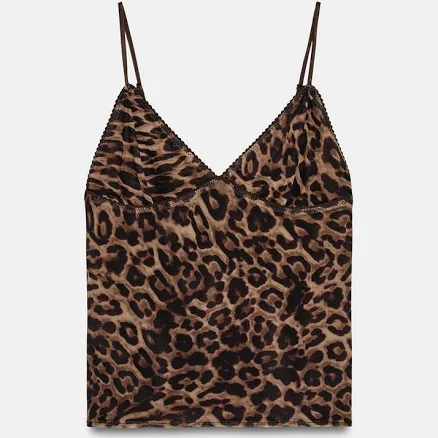 Zara Polka Dot Tulle Top