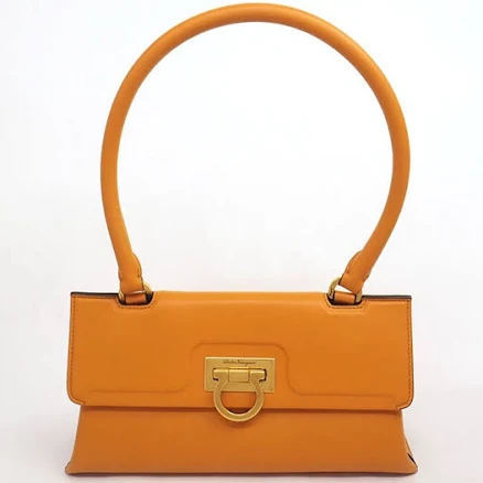 Salvatore Ferragamo Women's Trifolio Leather Swing Bag