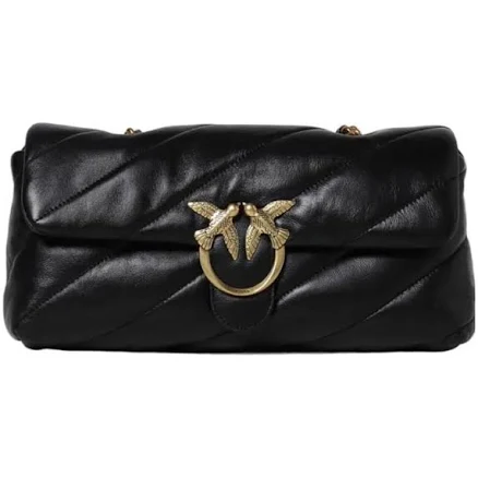 Pinko Logo-plaque Quilted Shouder Bag