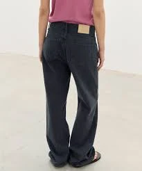 Relaxed Oxford Denim - Stone Navy